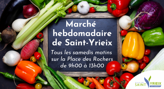 Marché de Saint Yrieix Du 6 janv au 28 déc 2024