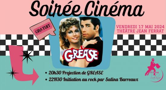 Soirée cinéma - Grease Le 17 mai 2024